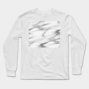 Pentelic grey marble Long Sleeve T-Shirt